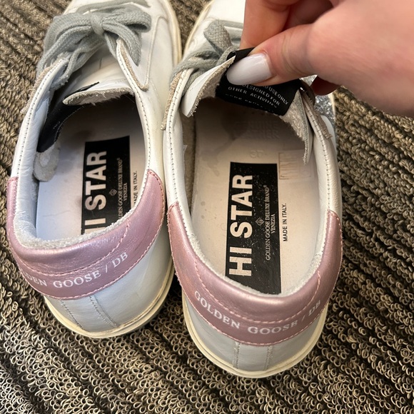 Golden Goose White Leather Superstar Sneakers Size 37 - Picture 2 of 7